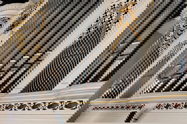 Bildausschnitt einer Barockorgel