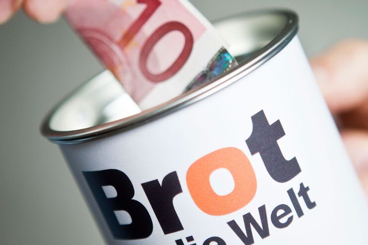 Brot für die Welt Spendenbox